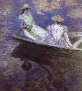 Claude Monet Young Girls in the Rowing Boat USA oil painting artist